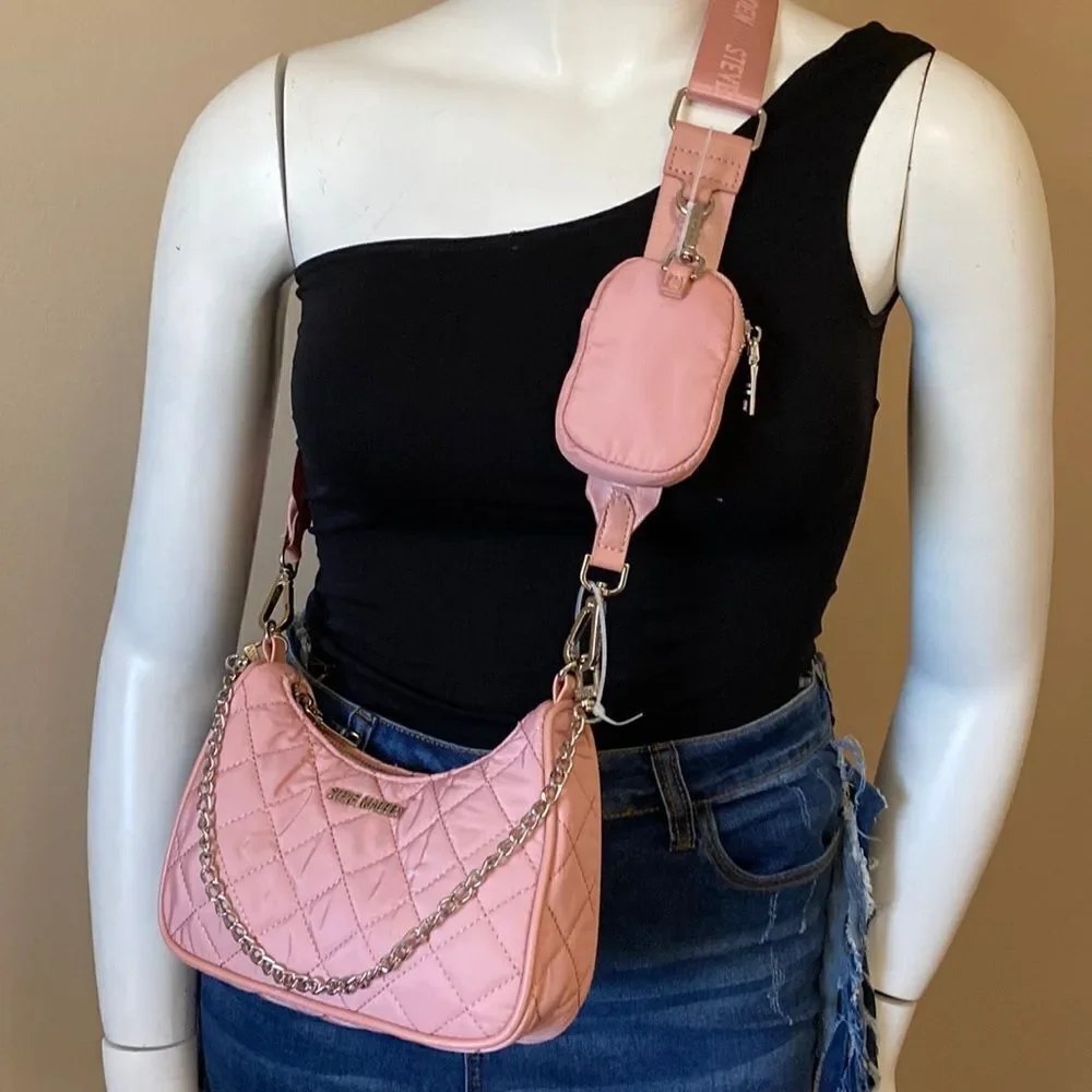 NWT Steve Madden (Btamela) Crossbody w/ AirPod Pouch- Peach - Picture 14 of 16